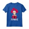 Just A Girl Who Loves Anime - Otaku Kawaii Ragazza Regalo Maglietta - Ideale per gli Amanti dell'Anime e della Cultura Giapponese