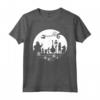 HapTiger The Nightmare Before Christmas Holiday Silhouette Maglietta - Official Tim Burton's Tee for Men, Women, Boys, and Girls