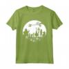 HapTiger The Nightmare Before Christmas Holiday Silhouette Maglietta - Official Tim Burton's Tee for Men, Women, Boys, and Girls