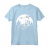 HapTiger The Nightmare Before Christmas Holiday Silhouette Maglietta - Official Tim Burton's Tee for Men, Women, Boys, and Girls