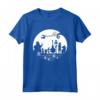 HapTiger The Nightmare Before Christmas Holiday Silhouette Maglietta - Official Tim Burton's Tee for Men, Women, Boys, and Girls