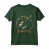 HapTiger Peter Pan Vintage Style Group Shot Logo Maglietta - Officially Licensed Apparel for Fans - Never Grow Up Design