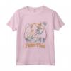 HapTiger Peter Pan Vintage Style Group Shot Logo Maglietta - Officially Licensed Apparel for Fans - Never Grow Up Design