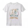 HapTiger Peter Pan Vintage Style Group Shot Logo Maglietta - Officially Licensed Apparel for Fans - Never Grow Up Design