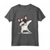 Dabbing Bulldog Francese Dab Dance - Maglietta per Proprietari di Bulldog Francese - Ideale per Amanti dei Cani French Bulldog