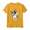 Dabbing Bulldog Francese Dab Dance - Maglietta per Proprietari di Bulldog Francese - Ideale per Amanti dei Cani French Bulldog