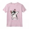 Dabbing Bulldog Francese Dab Dance - Maglietta per Proprietari di Bulldog Francese - Ideale per Amanti dei Cani French Bulldog