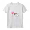 Gatti e Vino Mi Fanno Felice - Maglietta per Amanti dei Gatti e del Vino - Regalo Divertente
