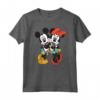 HapTiger Arlecchino Mickey and Minnie Mouse Italian Carnival Maglietta - Official Disney Merchandise for Couples
