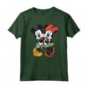 HapTiger Arlecchino Mickey and Minnie Mouse Italian Carnival Maglietta - Official Disney Merchandise for Couples