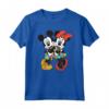 HapTiger Arlecchino Mickey and Minnie Mouse Italian Carnival Maglietta - Official Disney Merchandise for Couples