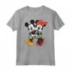 HapTiger Arlecchino Mickey and Minnie Mouse Italian Carnival Maglietta - Official Disney Merchandise for Couples