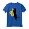 Camicia per Sassofono con Gatto - Regalo per Sax - Maglietta da Gioco per Musicisti Jazz e Amanti dei Gatti