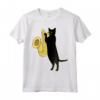 Camicia per Sassofono con Gatto - Regalo per Sax - Maglietta da Gioco per Musicisti Jazz e Amanti dei Gatti