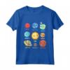 Bambino Sistema Solare Astronaut Pianeti Spaceman Space Nano Maglietta - Esplora l'Universo con Stile - Regalo Unico per Amanti dello Spazio