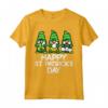 Happy St Patricks Day Gnomes - Maglietta divertente per San Patrizio - Regalo festoso per Saint Paddys Day - Costume irlandese
