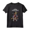 HapTiger Kingdom Hearts Group Shot Action Pose Logo Maglietta - Officially Licensed Vintage T-Shirt for Men, Women, Boys, and Girls