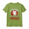 In My World We Call This Neko - Kawaii Neko Cat Anime Manga Maglietta - Ideale per Otaku e Amanti dei Gatti Neko