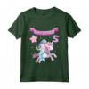 Piccola Principessa del Quinto Compleanno - Maglietta Sirena con Unicorno e Palloncino per Bambina 5 Anni - Ideale per Feste di Compleanno