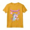 Piccola Principessa del Quinto Compleanno - Maglietta Sirena con Unicorno e Palloncino per Bambina 5 Anni - Ideale per Feste di Compleanno