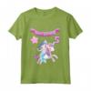 Piccola Principessa del Quinto Compleanno - Maglietta Sirena con Unicorno e Palloncino per Bambina 5 Anni - Ideale per Feste di Compleanno