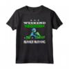 Go-kart da Corsa - Kart - Kart da Corsa Maglietta - Weekend Forecast Rubber Burning - Regalo per Appassionati di Gare di Go-Kart
