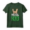 Metal Kid Heavy Metal Rock Music Maglietta - Ideale per Bambini e Ragazzi Amanti della Musica Metal e Rock
