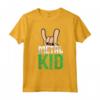 Metal Kid Heavy Metal Rock Music Maglietta - Ideale per Bambini e Ragazzi Amanti della Musica Metal e Rock