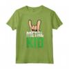 Metal Kid Heavy Metal Rock Music Maglietta - Ideale per Bambini e Ragazzi Amanti della Musica Metal e Rock