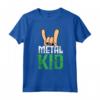 Metal Kid Heavy Metal Rock Music Maglietta - Ideale per Bambini e Ragazzi Amanti della Musica Metal e Rock