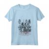 HapTiger The Upside Down Logo Maglietta con Collo a V - Officially Licensed Apparel for Fans