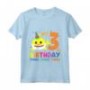 Bambino My 3rd Birthday – Baby Party Shark Regali per ragazzi – Bambini Maglietta - Compleanno di 3 anni