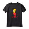 HapTiger Bart Devil Suit Treehouse of Horrors Halloween Maglietta - Official Merchandise for Halloween Fun - Funny Bart Simpson Tee Shirt