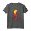 HapTiger Bart Devil Suit Treehouse of Horrors Halloween Maglietta - Official Merchandise for Halloween Fun - Funny Bart Simpson Tee Shirt