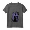 HapTiger Sleeping Beauty Maleficent Dragon Silhouette Maglietta con Collo a V - T-shirt Uomo Disney con Design Artistico