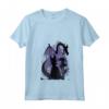 HapTiger Sleeping Beauty Maleficent Dragon Silhouette Maglietta con Collo a V - T-shirt Uomo Disney con Design Artistico
