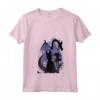 HapTiger Sleeping Beauty Maleficent Dragon Silhouette Maglietta con Collo a V - T-shirt Uomo Disney con Design Artistico