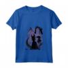 HapTiger Sleeping Beauty Maleficent Dragon Silhouette Maglietta con Collo a V - T-shirt Uomo Disney con Design Artistico