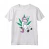 Stoned High Unicorn Marijuana Cannabis Stoner Maglietta - Ideale per Compleanno o Natale - Regalo Divertente per Amanti degli Unicorni e della Cannabis
