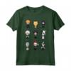 HapTiger Griglia di Caratteri Chibi - Maglietta Ufficiale con Licenza Ripple Junction - Ideale per Collezionisti di Merchandise Anime