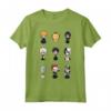 HapTiger Griglia di Caratteri Chibi - Maglietta Ufficiale con Licenza Ripple Junction - Ideale per Collezionisti di Merchandise Anime