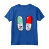 Farmacista Pillole Happy Pills - Maglietta Regalo Divertente per Studenti di Farmacia e Farmacisti - Ideale per Compleanno, Natale o Apprezzamento