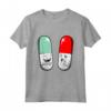 Farmacista Pillole Happy Pills - Maglietta Regalo Divertente per Studenti di Farmacia e Farmacisti - Ideale per Compleanno, Natale o Apprezzamento
