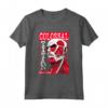 HapTiger Colossal Titan Cornice Rossa Maglietta - Merchandising ufficiale Attack on Titan - Ideale per fan della serie