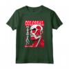 HapTiger Colossal Titan Cornice Rossa Maglietta - Merchandising ufficiale Attack on Titan - Ideale per fan della serie