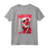 HapTiger Colossal Titan Cornice Rossa Maglietta - Merchandising ufficiale Attack on Titan - Ideale per fan della serie