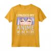 Ho messo in pausa il mio anime per essere qui - Otaku Anime Merch Maglietta - Regalo Cosplay Anime per Ragazze e Donne