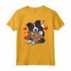 Cane Border Collie Con Peluche E Tanti Cuori - Maglietta Divertente per Amanti dei Cani - Ideale come Regalo per Proprietari di Border Collie
