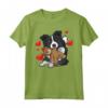 Cane Border Collie Con Peluche E Tanti Cuori - Maglietta Divertente per Amanti dei Cani - Ideale come Regalo per Proprietari di Border Collie
