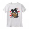 Cane Border Collie Con Peluche E Tanti Cuori - Maglietta Divertente per Amanti dei Cani - Ideale come Regalo per Proprietari di Border Collie